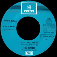 SPAIN 1968 05 15 - DSOL 66.086 - LADY MADONNA ⁄ THE INNER LIGHT - SLEEVE 3 LABEL 4  - pic 1