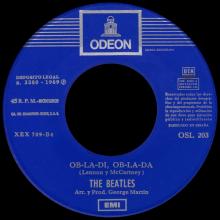SPAIN 1969 02 25 - OB-LA-DI, OB-LA-DA ⁄ WHILE MY GUITAR GENTLY WEEPS - SLEEVE 1 LABEL 1 - OSL. 203 - pic 1