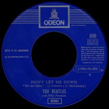 SPAIN 1969 03 27 - GET BACK ⁄ DON'T LET ME DOWN - SLEEVE 2 LABEL 1 - 1 J 006-04.084 M - pic 5