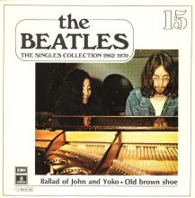 SPAIN 1969 07 15 - THE BALLAD OF JOHN AND YOKO ⁄ OLD BROWN SHOE - SLEEVE 9 LABEL 2 - 1 J 006-04.108 - pic 1