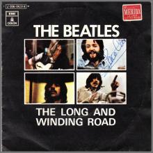 SPAIN 1970 08 25 - 1J 006-04.514 M - THE LONG AND WINDING ROAD ⁄ FOR YOU BLUE - SLEEVE 1 LABEL 2 - pic 1