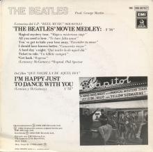 SPAIN 1982 04 00 - 10C 006-07.627 - THE BEATLES' MOVIE MEDLEY ⁄ I'M HAPPY JUST TO DANCE WITH YOU - SLEEVE 1 LABEL 1 - pic 1