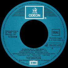 SPAIN 1982 04 00 - 10C 006-07.627 - THE BEATLES' MOVIE MEDLEY ⁄ I'M HAPPY JUST TO DANCE WITH YOU - SLEEVE 1 LABEL 2 - pic 1