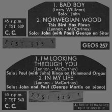 SWEDEN 1966 11 08 - GEOS 257 - BAD BOY - pic 4