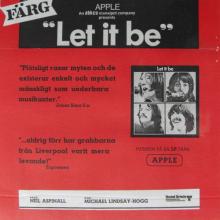SWEDEN 1970 LET IT BE - BEATLES FILMPOSTER MOVIEPOSTER - pic 2