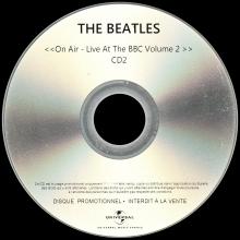 FRANCE 2013 11 11 THE BEATLES ON AIR LIVE AT THE BBC VOLUME 2 - 2X CDR - PROMO - pic 1