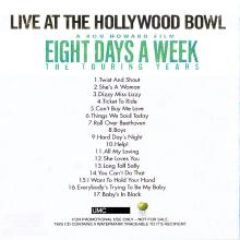 2016 09 09 - THE BEATLES LIVE AT THE HOLLYWOOD BOWL - 17 TRACKS - PROMO CD - pic 1