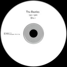 2010 10 18 - THE BEATLES 1962-1966 - DIGITAL REMASTER - RED 6266 - PROMO - 2X CDR - pic 1