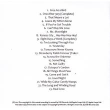 2011 06 14 - THE BEATLES  ANTHOLOGY HIGHLIGHTS ( iTUNES EXCLUSIVE ) PROMO COPY - EMI CDR - pic 1