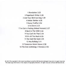 2012 07 24 - THE BEATLES TOMORROW NEVER KNOWS ( iTUNES EXCLUSIVE ) PROMO - EMI CDR - pic 1