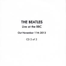2013 11 11 - THE BEATLES LIVE AT THE BBC - APPLE AND UNIVERSAL - PROMO - 2X CDR - pic 1