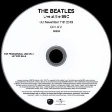 2013 11 11 - THE BEATLES LIVE AT THE BBC - APPLE AND UNIVERSAL - PROMO - 2X CDR - pic 5