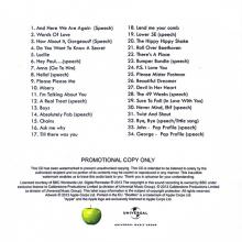 2013 11 11 - THE BEATLES - ON AIR - LIVE AT THE BBC VOLUME 2 - APPLE UNIVERSAL - PROMO - 2X CDR - pic 1