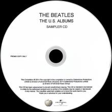 2014 01 20 - THE BEATLES U.S. ALBUMS SAMPLER CD - 50 YEARS OF GLOBE BEATLEMANIA -Promo CDR - pic 1