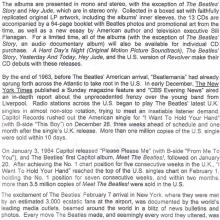 2014 01 20 - THE BEATLES U.S. ALBUMS - INFO SHEET - pic 2