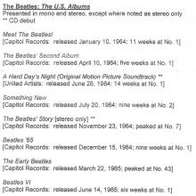 2014 01 20 - THE BEATLES U.S. ALBUMS - INFO SHEET - pic 5