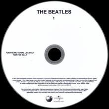 2015 11 06 - 2000 11 13 - THE BEATLES 1 - A - 26 TRACKS - REISSUE PROMO CD -1 - pic 1