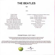 2015 11 06 - 2000 11 13 - THE BEATLES 1 - D - 1+ - 23 TRACKS - REISSUE PROMO DVD+ - pic 1