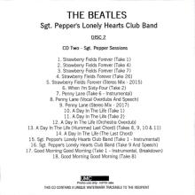 2017 05 26 - SGT. PEPPER S LONELY HEARTS CLUB BAND  - DISC 2 - PROMO CDR - 18 TRACKS - pic 1