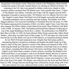2017 05 26 - SGT. PEPPER S LONELY HEARTS CLUB BAND - INFO SSHEET - pic 6