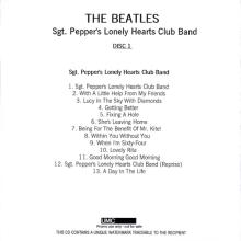 2017 05 26 - THE BEATLES - DISC 1 - SGT. PEPPER S LONELY HEARTS CLUB BAND - PROMO CDR 13 TRACKS - pic 1