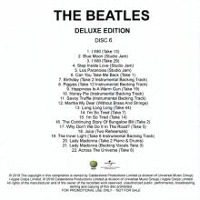 2018 11 09 - THE BEATLES - DELUXE DISC 6 - PROMO CDR 22 TRACKS - pic 1