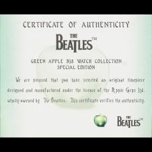 THE BEATLES TIMEPIECES 1996 - B38 - GREEN APPLE SPECIAL EDITION - pic 8