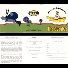 THE BEATLES TIMEPIECES 1997 - FOSSIL LIMITED EDITION - LI 1674 - 0825 ⁄ 3000  - pic 14