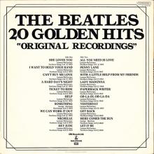 THE BEATLES DISCOGRAPHY SWEDEN 1979 07 26 FINLAND THE BEATLES 20 GOLDEN HITS - 7C 070-07030 - pic 1