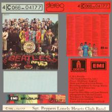 THE BEATLES DISCOGRAPHY BELGIUM 1967 06 01 - 1974 ⁄ 5 - SGT.PEPPERS LONELY HEARTS CLUB BAND - A - PARLOPHONE - 4C 066-04177 - pic 6