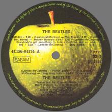 THE BEATLES DISCOGRAPHY BELGIUM 1968 11 22 - 1976 - THE BEATLES (WHITE ALBUM) - A - B - 4C 156-04173 ⁄ 4C 156-04174 - pic 7