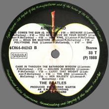 THE BEATLES DISCOGRAPHY BELGIUM 1969 09 26 ⁄ 1976 - ABBEY ROAD - A - APPLE - 4 C 064-04243 - pic 4