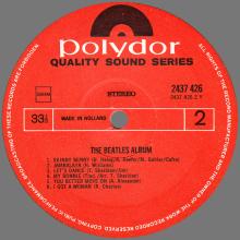 THE BEATLES DISCOGRAPHY BELGIUM 1978 00 00 THE BEATLES ALBUM - POLYDOR STEREO 2670 115 10 - 243 425 ⁄ 2437 426 - pic 8
