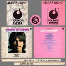 THE BEATLES DISCOGRAPHY BELGIUM 1981 11 25 ⁄ 1976 11 20 - THE BEST OF GEORGE HARRISON - A - MFP - 4M 036-06249 - pic 6