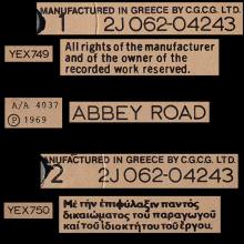 THE BEATLES DISCOGRAPHY BOXED SET 1969 09 26 ⁄ 198? ABBEY ROAD - (2J 062) 14C 062-04243 - GREECE - pic 5