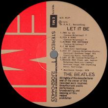 THE BEATLES DISCOGRAPHY BOXED SET 1970 05 08 ⁄ 198? LET IT BE - (2J 062) 14C 062-04433 - GREECE - pic 1