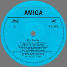 THE BEATLES DISCOGRAPHY DDR GERMANY 1965 01 14 - C - 1983  - THE BEATLES - AMIGA VEB DEUTSCHE SCHALLPLATTEN - 8 50 040 - pic 5