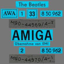 THE BEATLES DISCOGRAPHY DDR GERMANY 1965 01 14 - C - 1983  - THE BEATLES - AMIGA VEB DEUTSCHE SCHALLPLATTEN - 8 50 040 - pic 7