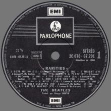 THE BEATLES DISCOGRAPHY FRANCE ⁄ UK 1979 10 12 THE BEATLES RARITIES - 2C 070 07291 - (UK PCM 1001) - pic 7