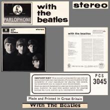 THE BEATLES DISCOGRAPHY FRANCE 1963 12 00 LES BEATLES - K - WITH THE BEATLES - BLACK PAR EMI - PCS 3045 - 1973 EXPORT UK - pic 6