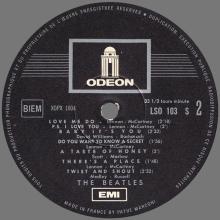 THE BEATLES DISCOGRAPHY FRANCE 1964 01 07 - LES BEATLES N° 1 - F - 1966 04 28 - BLACK ODEON EMI LSO 103 - pic 1