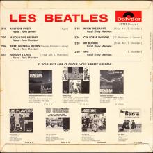 THE BEATLES DISCOGRAPHY FRANCE 1964 05 22 A - LES BEATLES - POLYDOR 45 900 STANDARD - ORANGE LABEL 10 INCH - pic 2