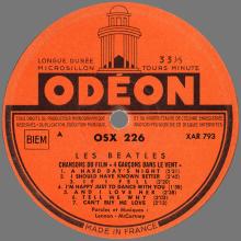 THE BEATLES DISCOGRAPHY FRANCE 1964 09 11 LES BEATLES 4 GARÇONS DANS LE VENT - A - B - ORANGE ODEON OSX 226  - pic 9
