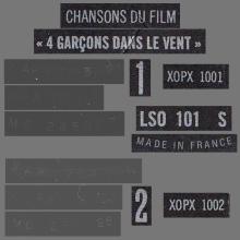 THE BEATLES DISCOGRAPHY FRANCE 1964 09 11 LES BEATLES 4 GARÇONS DANS LE VENT - D  - 1966 03 10 - BLACK EMI ODEON LSO 101 - pic 5