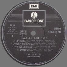 THE BEATLES DISCOGRAPHY FRANCE 1965 01 26 LES BEATLES 1965 - R - BEATLES FOR SALE - BLACK PARLOPHONE SACEM - 2C 068-04200 - pic 5