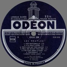 THE BEATLES DISCOGRAPHY FRANCE 1965 09 01 LES BEATLES CHANSONS DU FILM HELP  - A - B - BLUE ODEON OSX 230  - pic 10