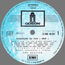 THE BEATLES DISCOGRAPHY FRANCE 1978 BOXED SET 03 - 1965 09 01 CHANSONS DU FILM HELP - M / N - BLUE EMI SACEM - Y 2C 066-04257 - pic 5