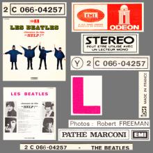 THE BEATLES DISCOGRAPHY FRANCE 1978 BOXED SET 03 - 1965 09 01 CHANSONS DU FILM HELP - M / N - BLUE EMI SACEM - Y 2C 066-04257 - pic 11