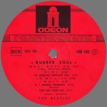 THE BEATLES DISCOGRAPHY FRANCE 1965 12 21 RUBBER SOUL - D 1 - D 2 - 1966 03 04 - LSO 102  - pic 6