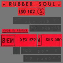 THE BEATLES DISCOGRAPHY FRANCE 1965 12 21 RUBBER SOUL - D 1 - D 2 - 1966 03 04 - LSO 102  - pic 8